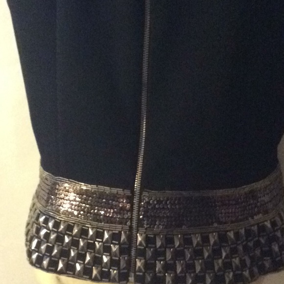 COPY - NWT Carmen Marc Valvo black evening blouse # 14 - Picture 7 of 8